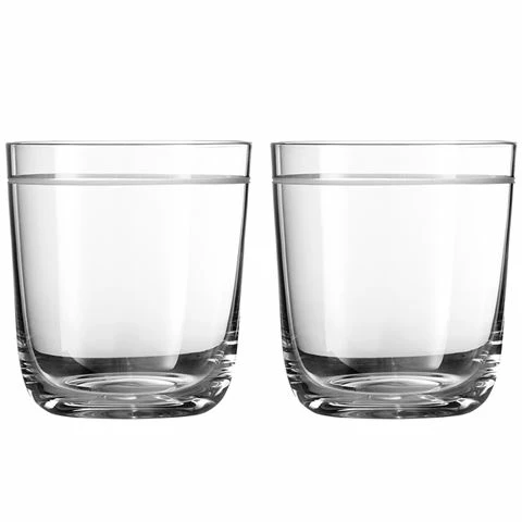 Wedgwood - Vera Wang Vera Bande Tumbler Set 2pce 1 Wedgwood - Vera Wang Vera Bande Tumbler Set 2pce