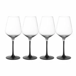 Villeroy & Boch V&B - Manufacture Rock White Wine Goblet Set 4pcs