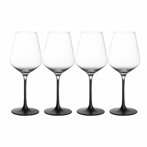 Villeroy & Boch V&B - Manufacture Rock White Wine Goblet Set 4pcs 1 Villeroy & Boch V&B - Manufacture Rock White Wine Goblet Set 4pcs