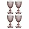Vista Alegre - Bicos Water Goblets 4pce Set Pink
