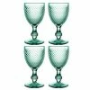 Vista Alegre - Bicos Water Goblets 4pce Set Mint Green