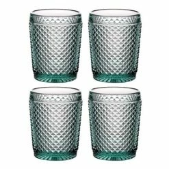 Vista Alegre - Bicos Old Fashioned Tumblers 4pce Set Mint Green