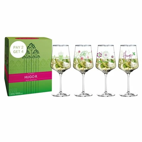 Ritzenhoff - Hugo R. Aperitif Designer Glass Set 4pce 1 Ritzenhoff - Hugo R. Aperitif Designer Glass Set 4pce