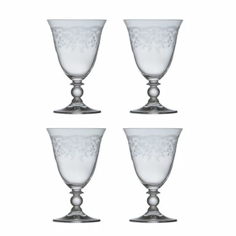 Francalia - Piana Floral Wine 260ml Set Of 4pc 1 Francalia - Piana Floral Wine 260ml Set Of 4pc
