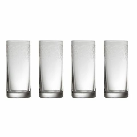 Francalia - Piana Floral Tumbler 440ml Set Of 4pc 1 Francalia - Piana Floral Tumbler 440ml Set Of 4pc