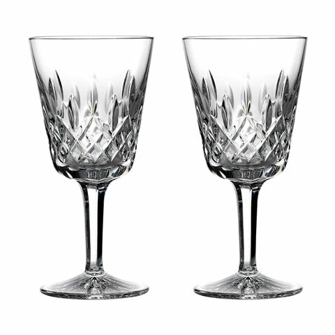 Waterford - Lismore Classic Goblet Set 2pce 1 Waterford - Lismore Classic Goblet Set 2pce