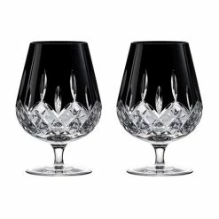 Waterford - Connoisseur Lismore Black Brandy Balloon Set 2pc