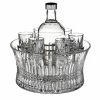 Waterford - Lismore Diamond Vodka Shot Set W/Chill Bowl 7pc
