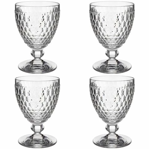 Villeroy & Boch V&B - Boston Clear Water Tumbler Set 4pce 1 Villeroy & Boch V&B - Boston Clear Water Tumbler Set 4pce