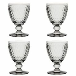 Villeroy & Boch V&B - Boston Smoke Wine Goblet Set 4pce