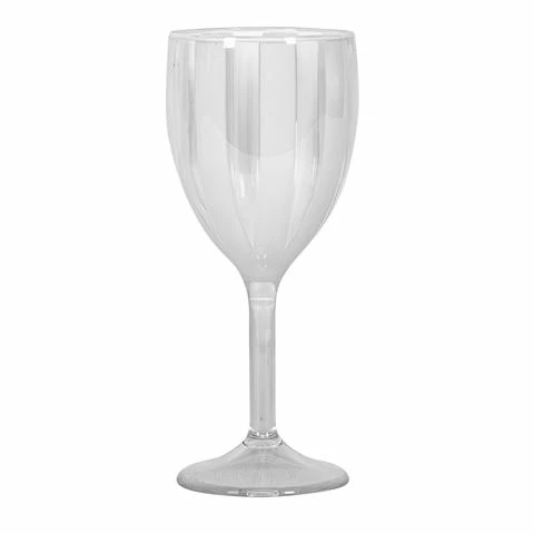 Flair Decor - St Tropez White Stripe Wine Glass 200ml 1 Flair Decor - St Tropez White Stripe Wine Glass 200ml