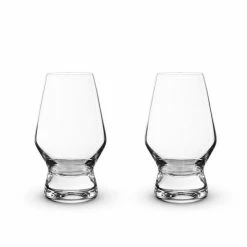 Viski - Footed Crystal Scotch Glasses