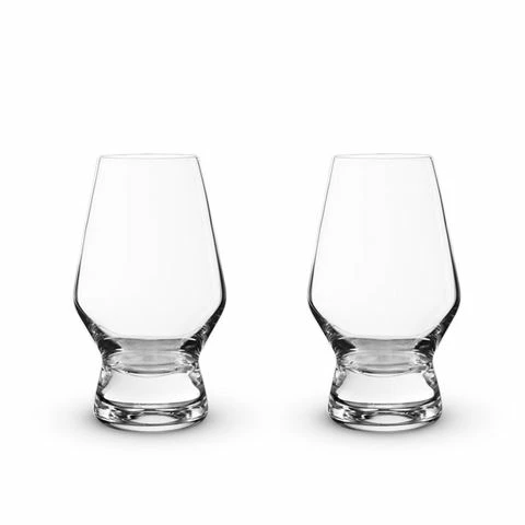 Viski - Footed Crystal Scotch Glasses 1 Viski - Footed Crystal Scotch Glasses
