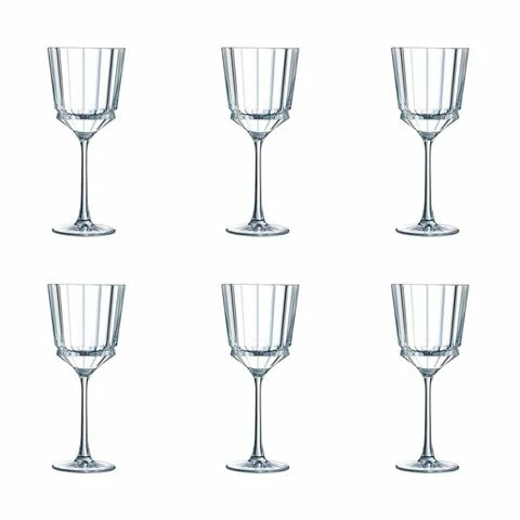 Cristal D'Arques - Macassar Stemglass Set 6pce 250ml 1 Cristal D'Arques - Macassar Stemglass Set 6pce 250ml