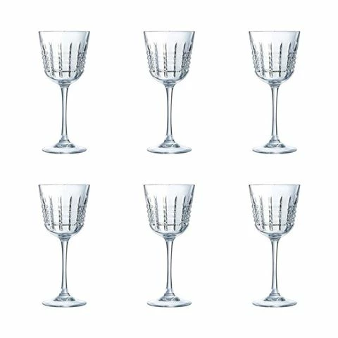 Cristal D'Arques - Rendez Vous Stemmed Wine Glass Set 6pce 1 Cristal D'Arques - Rendez Vous Stemmed Wine Glass Set 6pce