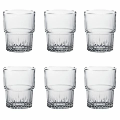 Duralex - Empilable Clear Tumbler Set 160ml/6pce 1 Duralex - Empilable Clear Tumbler Set 160ml/6pce