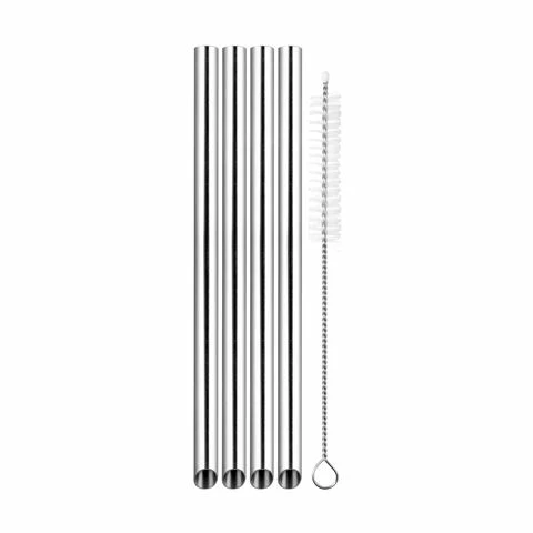 Avanti - Bubble Tea Stainless Steel Straw Set 4pce 1 Avanti - Bubble Tea Stainless Steel Straw Set 4pce
