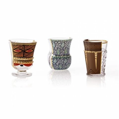Seletti - Hybrid Rodinia Glass Set 3pce 1 Seletti - Hybrid Rodinia Glass Set 3pce