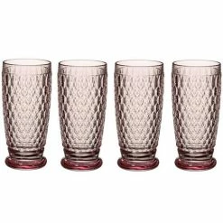 Villeroy & Boch V&B - Boston Rose Highball Set 4pce