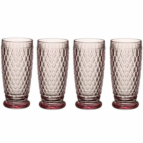 Villeroy & Boch V&B - Boston Rose Highball Set 4pce 1 Villeroy & Boch V&B - Boston Rose Highball Set 4pce