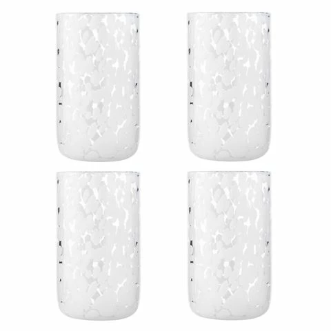 Ecology - Samara Hi Ball Tumbler Set White 400ml 4pce 1 Ecology - Samara Hi Ball Tumbler Set White 400ml 4pce