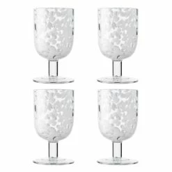 Ecology - Samara Goblet Set White 280ml 4pce