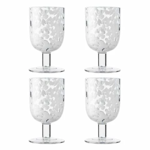 Ecology - Samara Goblet Set White 280ml 4pce 1 Ecology - Samara Goblet Set White 280ml 4pce
