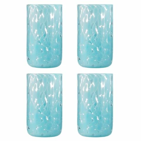 Ecology - Samara Hi Ball Tumbler Set Blue 400ml 4pce 1 Ecology - Samara Hi Ball Tumbler Set Blue 400ml 4pce