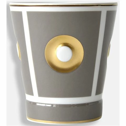 Bernardaud - Eolie Goblet Taupe & Gold 250ml 1 Bernardaud - Eolie Goblet Taupe & Gold 250ml