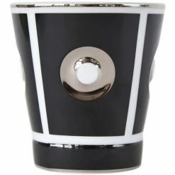 Bernardaud - Eolie Goblet Black And Platinum 250ml