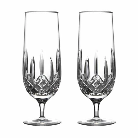 Waterford - Lismore Nouveau Hurricane Glass Set 2pce 1 Waterford - Lismore Nouveau Hurricane Glass Set 2pce