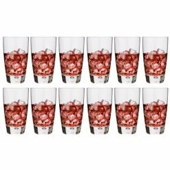 Bormioli Rocco - Luna Highball Tumbler Glass 450ml Set 12pce