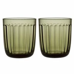 Iittala - Raami Tumbler Moss Green 260ml Set 2pce