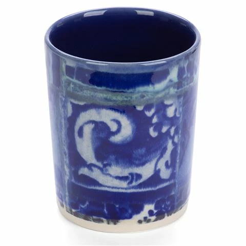 Costa Nova - Lisboa Blue Tile Tumbler 230ml 1 Costa Nova - Lisboa Blue Tile Tumbler 230ml