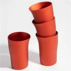 Fink - Beaker Matt Red Set 4pce