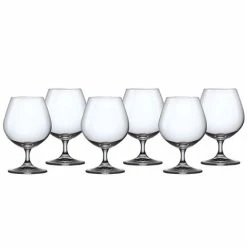 Bohemia - Lara Brandy Glass 400ml Set 6pce