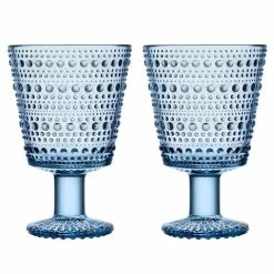 Iittala - Kastehelmi Universal Glass Aqua 260ml Set 2pce