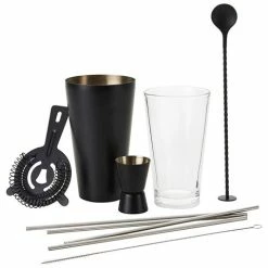 Stanley Rogers - Cocktail Set Black 10pce