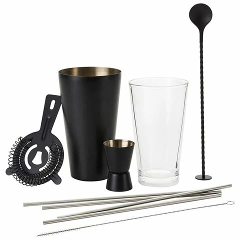 Stanley Rogers - Cocktail Set Black 10pce 1 Stanley Rogers - Cocktail Set Black 10pce