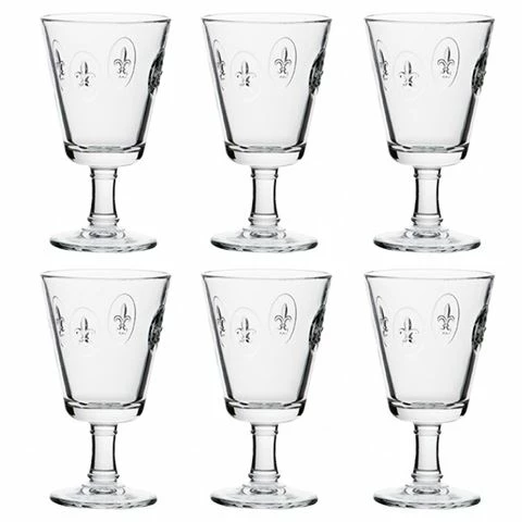 La Rochere - Fleur De Lys Wine Glass Set 6pce 1 La Rochere - Fleur De Lys Wine Glass Set 6pce