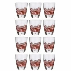 Bormioli Rocco - Luna Double Old Fashioned Tumbler Set 12pce