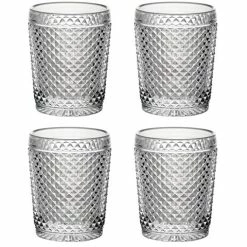Vista Alegre - Bicos Old Fashioned Tumblers 4pce Set Clear
