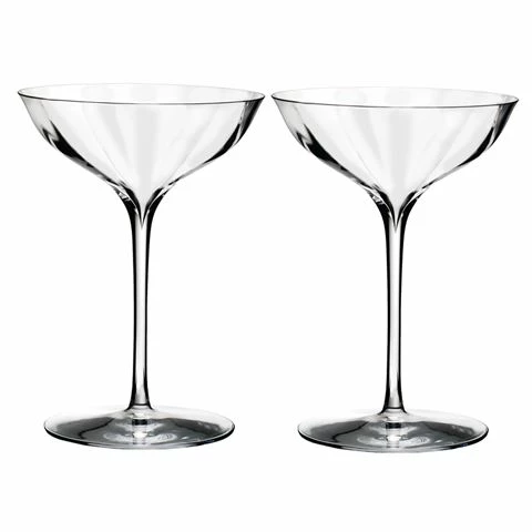 Waterford - Elegance Champagne Optic Coupe Set 2pce 1 Waterford - Elegance Champagne Optic Coupe Set 2pce