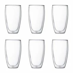 Bodum - Pavina Double Wall Glasses 450ml Set 6pce