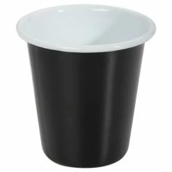 Falcon - Enamel Tumbler Deluxe 2-Tone Black 300ml