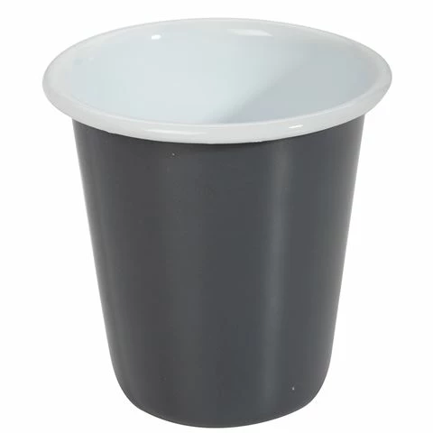 Falcon - Enamel Tumbler Deluxe 2-Tone Grey 300ml 1 Falcon - Enamel Tumbler Deluxe 2-Tone Grey 300ml