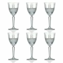 RCR Crystal - Brillante White Wine Glass Set 230ml 6pce