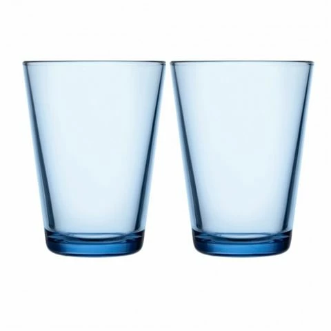 Iittala - Kartio Tumbler Set Aqua 400ml 2pce 1 Iittala - Kartio Tumbler Set Aqua 400ml 2pce
