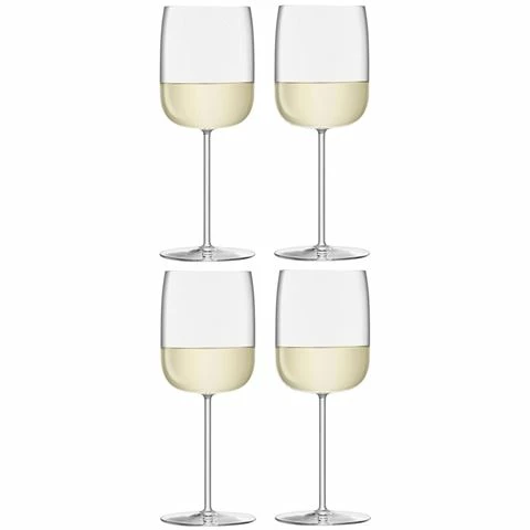 LSA - Borough Wine Glass Set 4pce 380ml 1 LSA - Borough Wine Glass Set 4pce 380ml