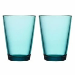 Iittala - Kartio Tumbler Sea Blue 400ml Set 2pce
